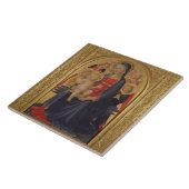 Madonna en Child with Angels, c.1467 (olie op deel Tegeltje (Zijkant)