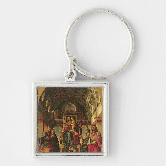 Madonna en Child with Saints, 1499 Sleutelhanger (Voorkant)