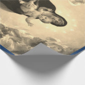 MADONNA EN CHRISTMAS GIFT WRAP Bouguereau Cadeaupapier (Hoek)