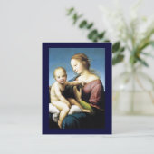 Madonna en Christus Kind buiten Briefkaart (Staand voorkant)
