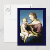 Madonna en Christus Kind buiten Briefkaart (Voorkant / Achterkant)