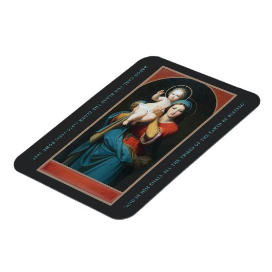 MADONNA EN CHRISTUS KIND MAGNEET (Linkerzijde)