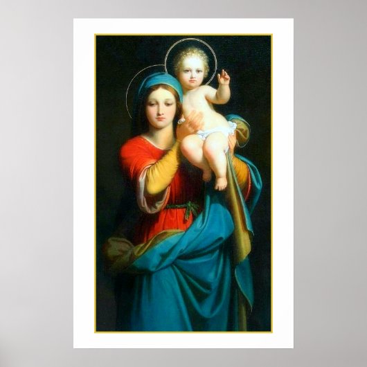 MADONNA EN CHRISTUS KIND POSTER (Voorkant)