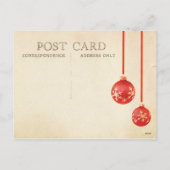 Madonna en de Kerstman Feestdagenkaart (Achterkant)