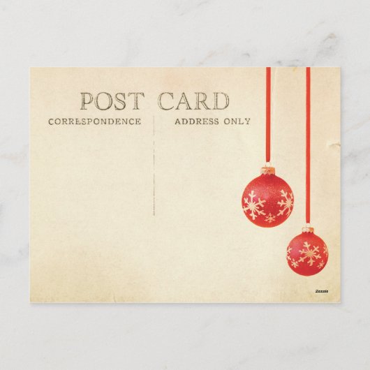 Madonna en de Kerstman Feestdagenkaart (Achterkant)