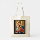 Madonna en de kleine Canvas tas met kerstmis (Achterkant)