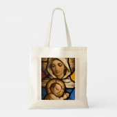 Madonna en de kleine Canvas tas met kerstmis (Achterkant)