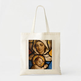 Madonna en de kleine Canvas tas met kerstmis