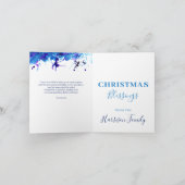 Madonna en de mooie waterverf van het kind feestdagen kaart (Binnen)