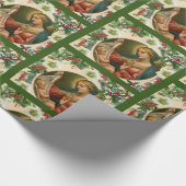 Madonna en het Heilige Kind Kerstmis Cadeaupapier (Hoek)