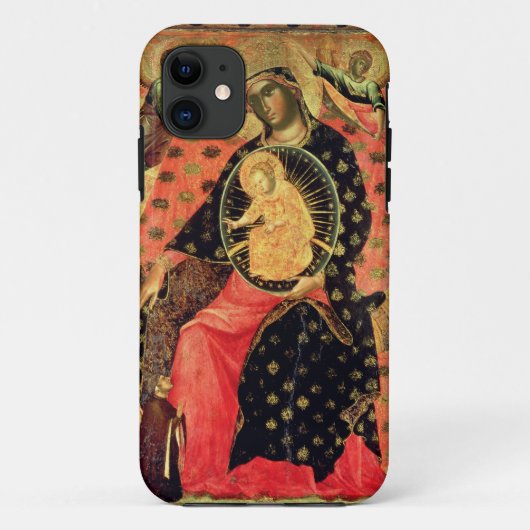 Madonna en het Kind Enthrong met Twee Devout Mense Case-Mate iPhone Case (Achterkant)