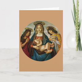 Madonna en het Kind van Botticelli Kaart