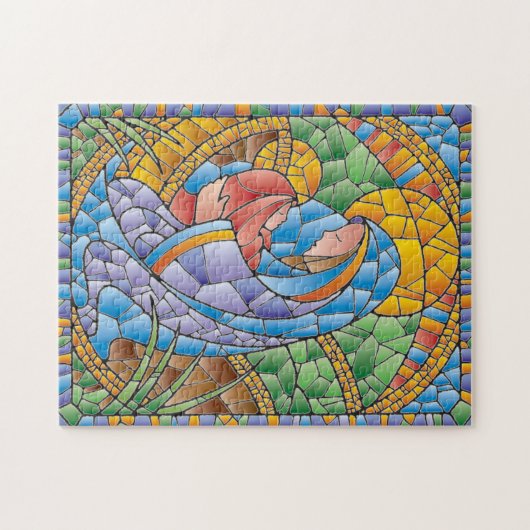 Madonna en Jezus Legpuzzel (Horizontaal)