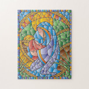 Madonna en Jezus Legpuzzel