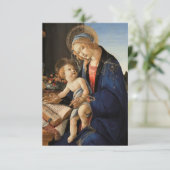 Madonna en Kaart met kerstmis (Staand voorkant)