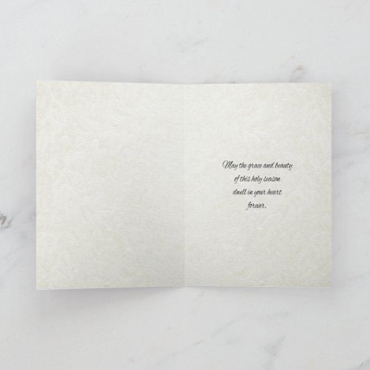 Madonna en Kerstmis Feestdagen Kaart (Binnen)