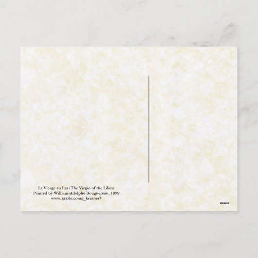 Madonna en Kerstmis Feestdagenkaart (Achterkant)