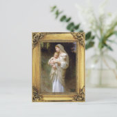 Madonna en Kerstmis Feestdagenkaart (Staand voorkant)