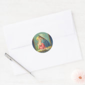  Madonna en Kerstmis Ronde Sticker (Envelop)