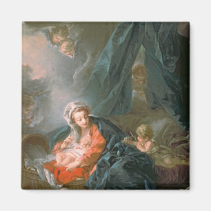 Madonna en Kind, 18e eeuw Magneet