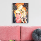 Madonna en Kind 2 - Veneziano - c1432 Canvas Afdruk (Insitu (Woonkamer))