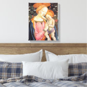 Madonna en Kind 2 - Veneziano - c1432 Canvas Afdruk (Insitu (Slaapkamer))