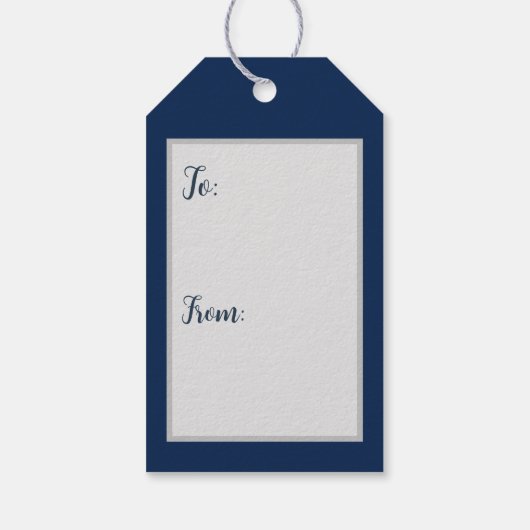 Madonna en kind aangepaste kunst religieuze vakant cadeaulabel (Achterkant)