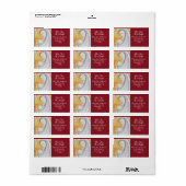 Madonna en kind Abstract retour adres label (Full Sheet)