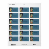 Madonna en kind  adreslabel etiket (Full Sheet)