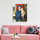 Madonna en Kind - Albrecht Durer - c1496 Canvas Afdruk (Insitu (Woonkamer))