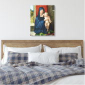 Madonna en Kind - Albrecht Durer - c1496 Canvas Afdruk (Insitu (Slaapkamer))