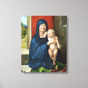 Madonna en Kind - Albrecht Durer - c1496 Canvas Afdruk