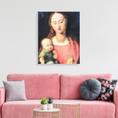 Madonna en Kind - Albrecht Durer - c1526 Canvas Afdruk (Insitu (Woonkamer))