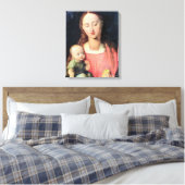 Madonna en Kind - Albrecht Durer - c1526 Canvas Afdruk (Insitu (Slaapkamer))