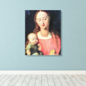 Madonna en Kind - Albrecht Durer - c1526 Canvas Afdruk (Insitu (Houten vloer))