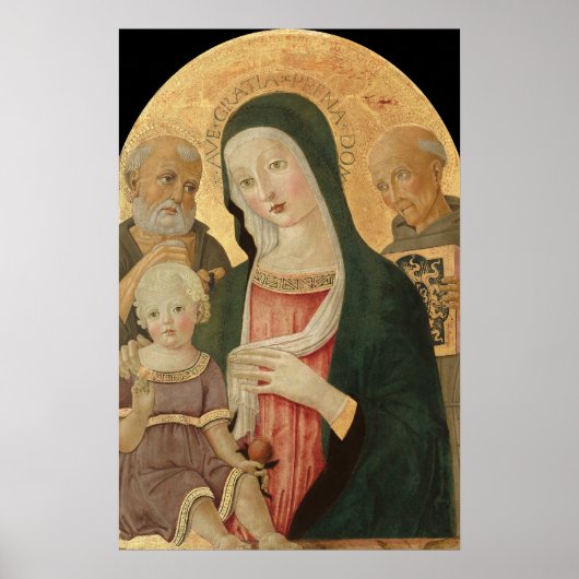 Madonna en Kind - B. di Giovanni Fijne Kunst Poste Poster (Voorkant)