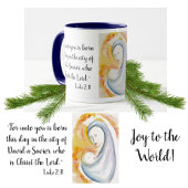 Madonna en kind Bijbelvers Kerst Mok