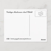 Madonna en kind Briefkaart (Achterkant)