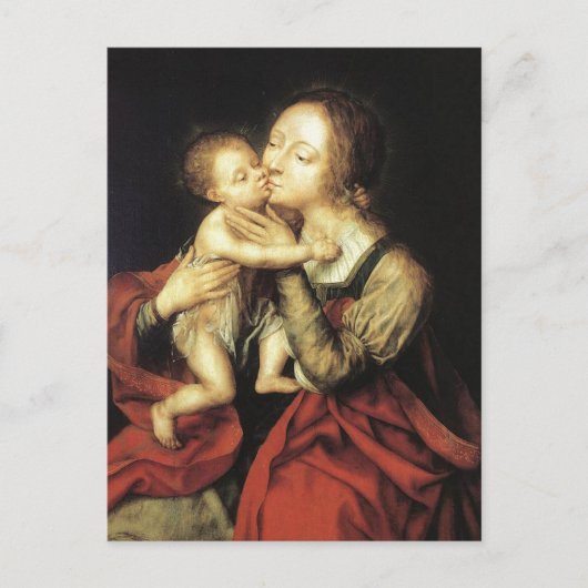 MADONNA EN KIND BRIEFKAART (Voorkant)