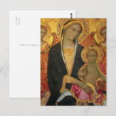 Madonna en kind briefkaart (Voorkant / Achterkant)
