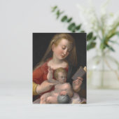 madonna en kind briefkaart (Staand voorkant)