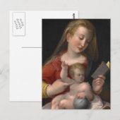 madonna en kind briefkaart (Voorkant / Achterkant)