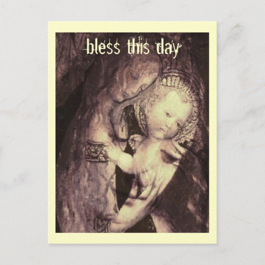 Madonna en kind Briefkaart (Voorkant)