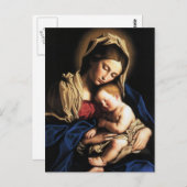 MADONNA EN KIND BRIEFKAART (Voorkant / Achterkant)