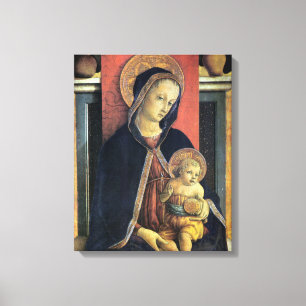 Madonna en Kind - Carlo Crivelli - c1468 Canvas Afdruk