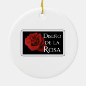 Madonna en kind: Catalunya Keramisch Ornament (Achterkant)