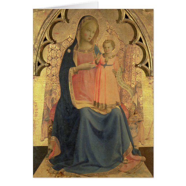 Madonna en Kind, centraal paneel van een triptych (Voorkant)