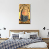 Madonna en Kind, centraal paneel van een triptych Canvas Afdruk (Insitu (Slaapkamer))