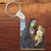 Madonna en Kind door Giovanni Bellini Sleutelhanger (Voorkant)