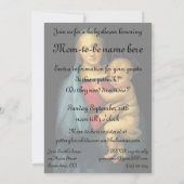 Madonna en kind door Raphael, Baby shower Kaart (Achterkant)